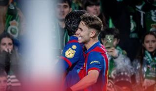 ​巴萨客场2-0完胜晋级国王杯八强，亚马尔补时锁定胜局