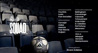 皇马公布欧冠名单：将主场对阵摩纳哥 姆巴佩领衔战旧主