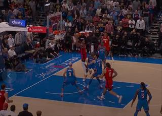 NBA揭幕战！雷霆双加时125-124力克火箭