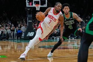 NBA-杜兰特26分三节打卡 率火箭27分大胜凯尔特人！