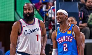 NBA常规赛前瞻：快船VS雷霆 快船背靠背战卫冕冠军