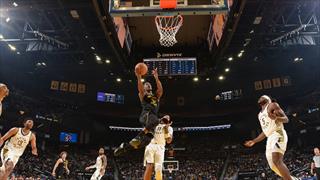 NBA常规赛：库里缺席 勇士114-83大胜步行者