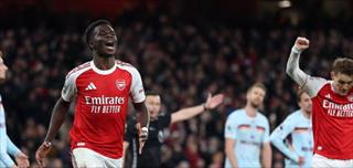 英超：​梅里诺传射 阿森纳主场2-0布伦特福德