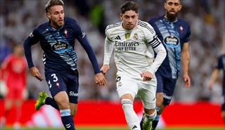 西甲：两人染红 皇家马德里主场0-2不敌塞尔塔