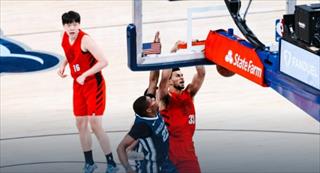 NBA常规赛：杨瀚森生涯首次先发 开拓者96-119不敌灰熊