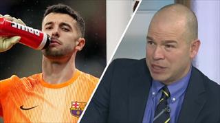 巴萨门将霍安·加西亚德比战惊艳表现助球队2-0胜出